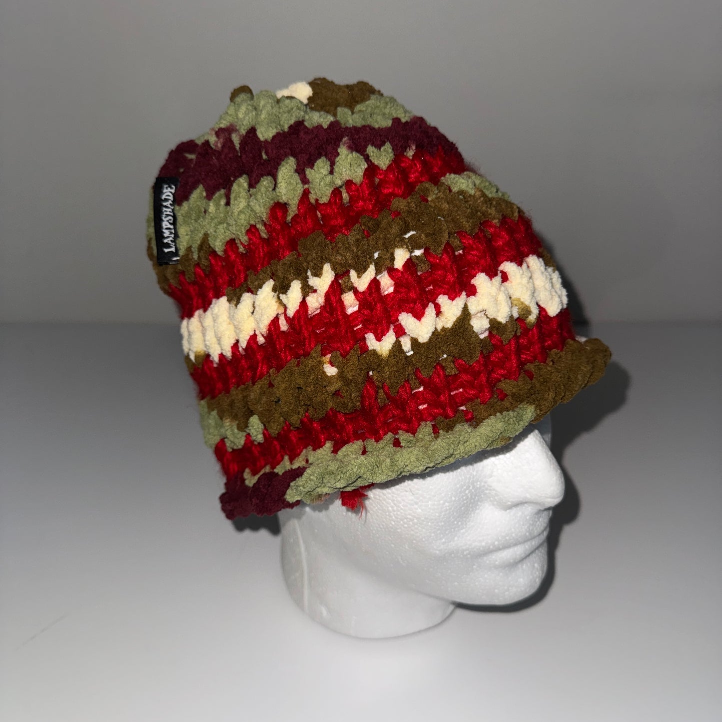 Beanie - Camo w/ stripes