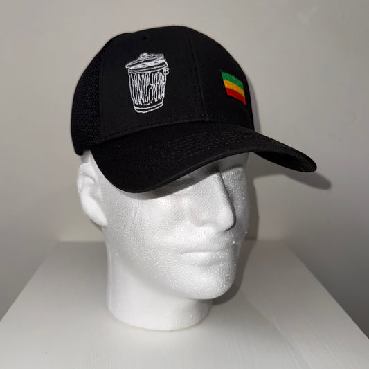 Mesh Cap - Trash Can/Rasta