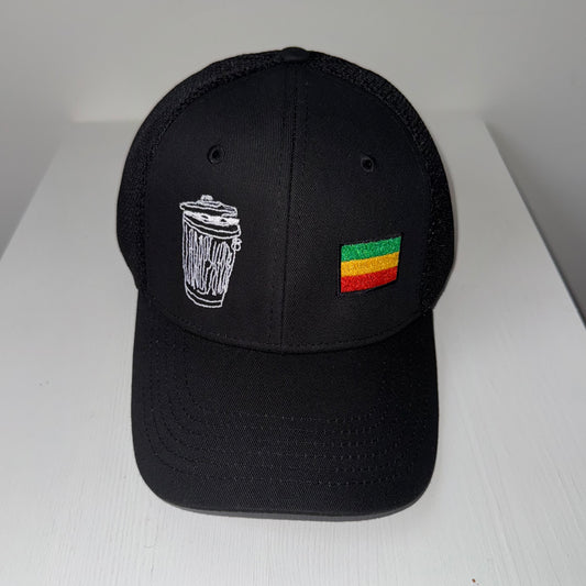 Mesh Cap - Trash Can/Rasta