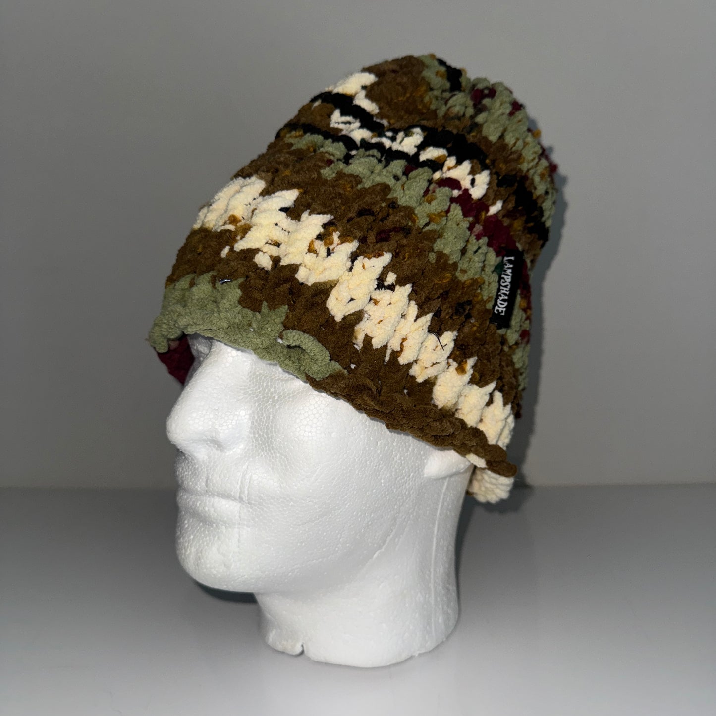 Beanie - Camo w/ stripe