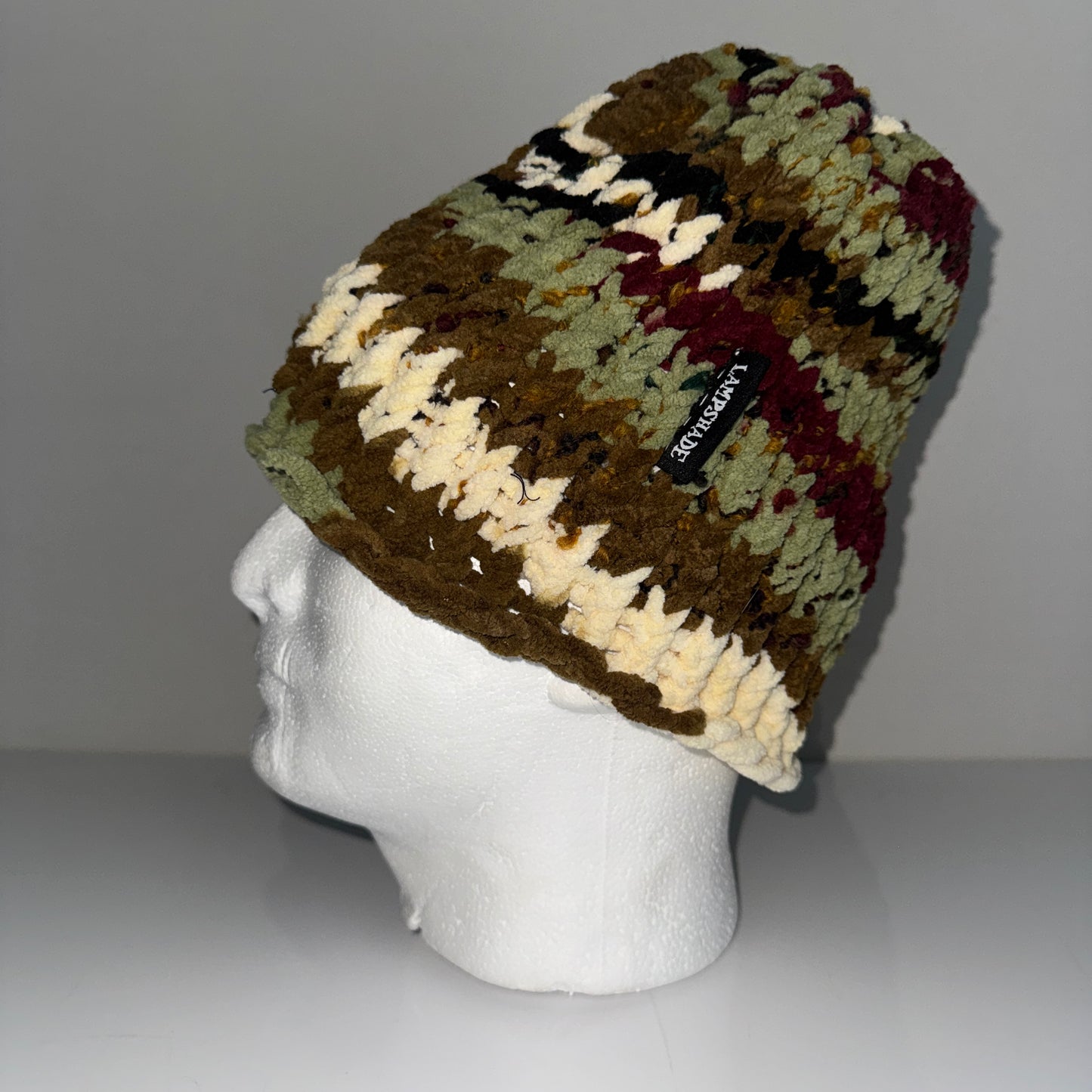 Beanie - Camo w/ stripe
