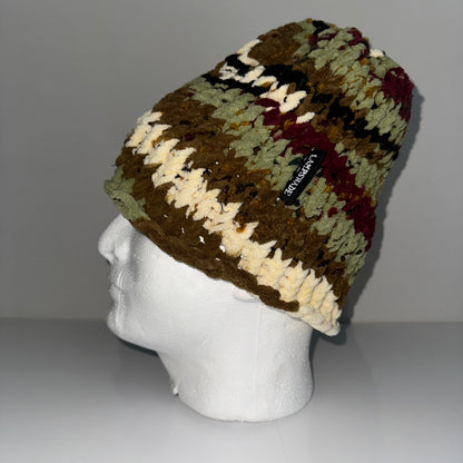 Beanie - Camo w/ stripe