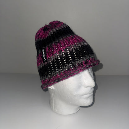 Beanie - Pink'n Black