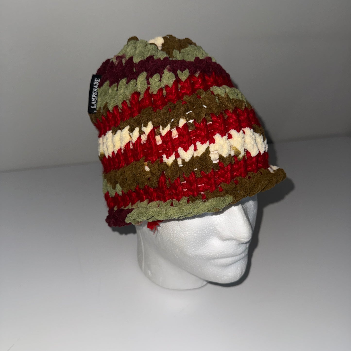 Beanie - Camo w/ stripes