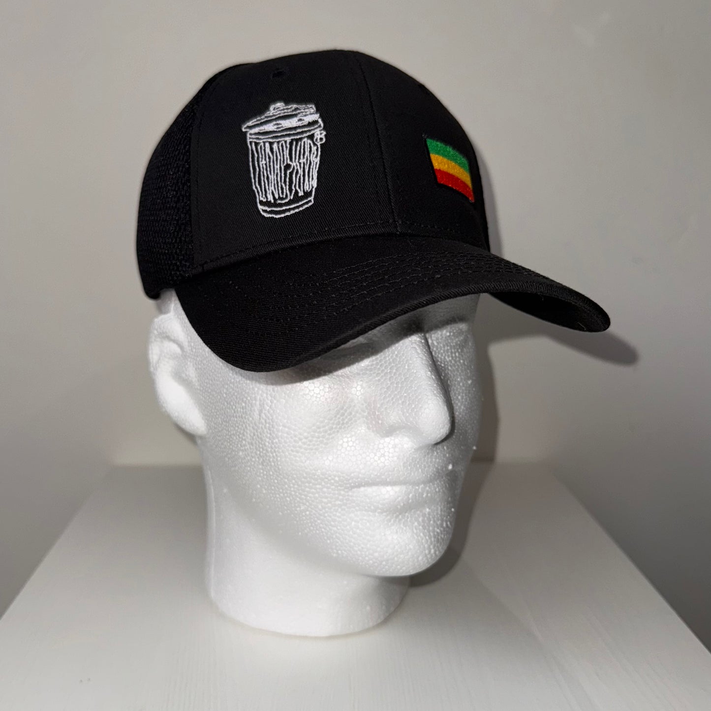 Mesh Cap - Trash Can/Rasta