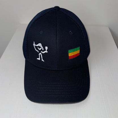 Mesh Cap Wine Guy/Rasta - NAVY